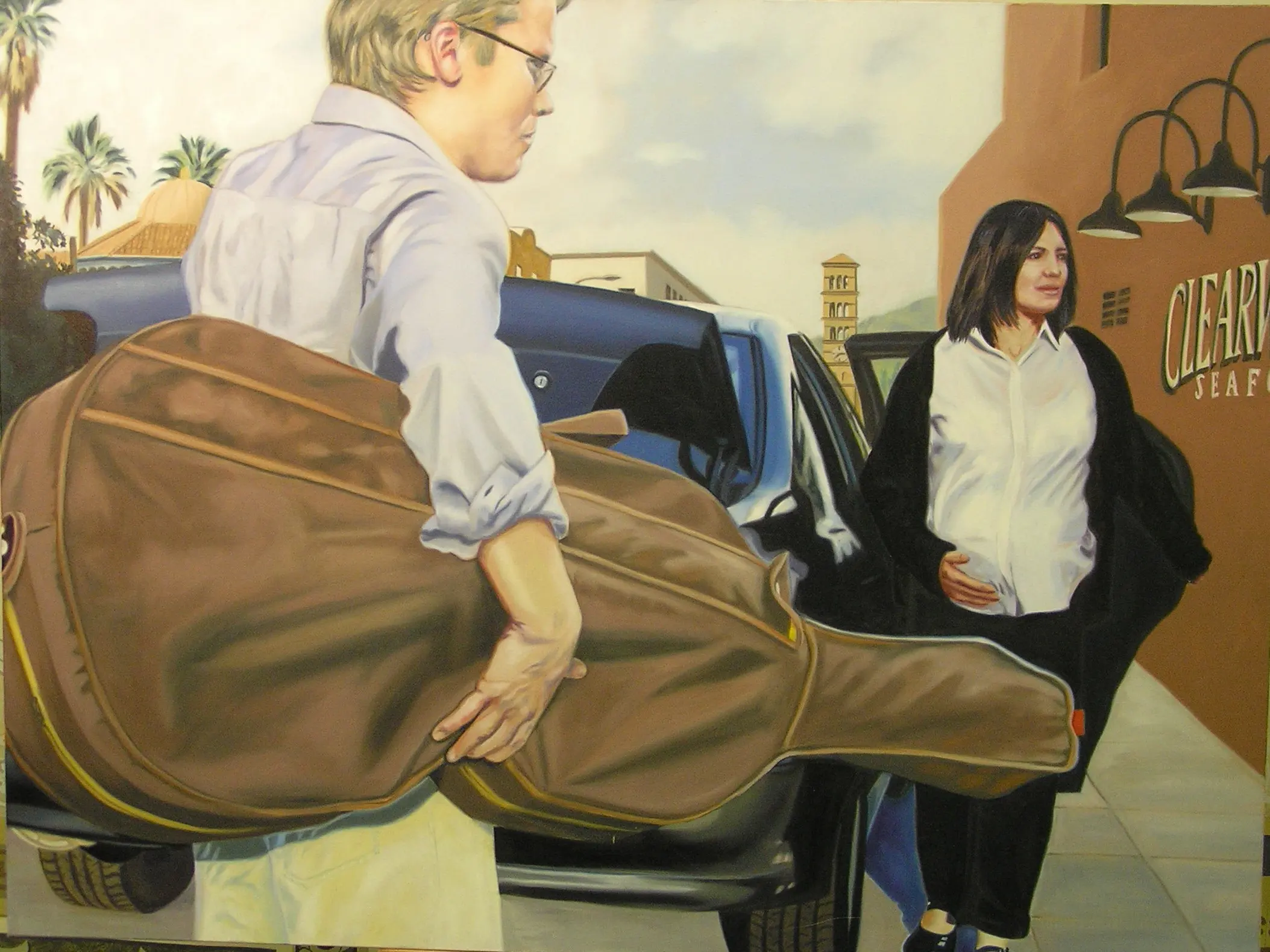 Original figurative painting by Evan LeGrande Wilson