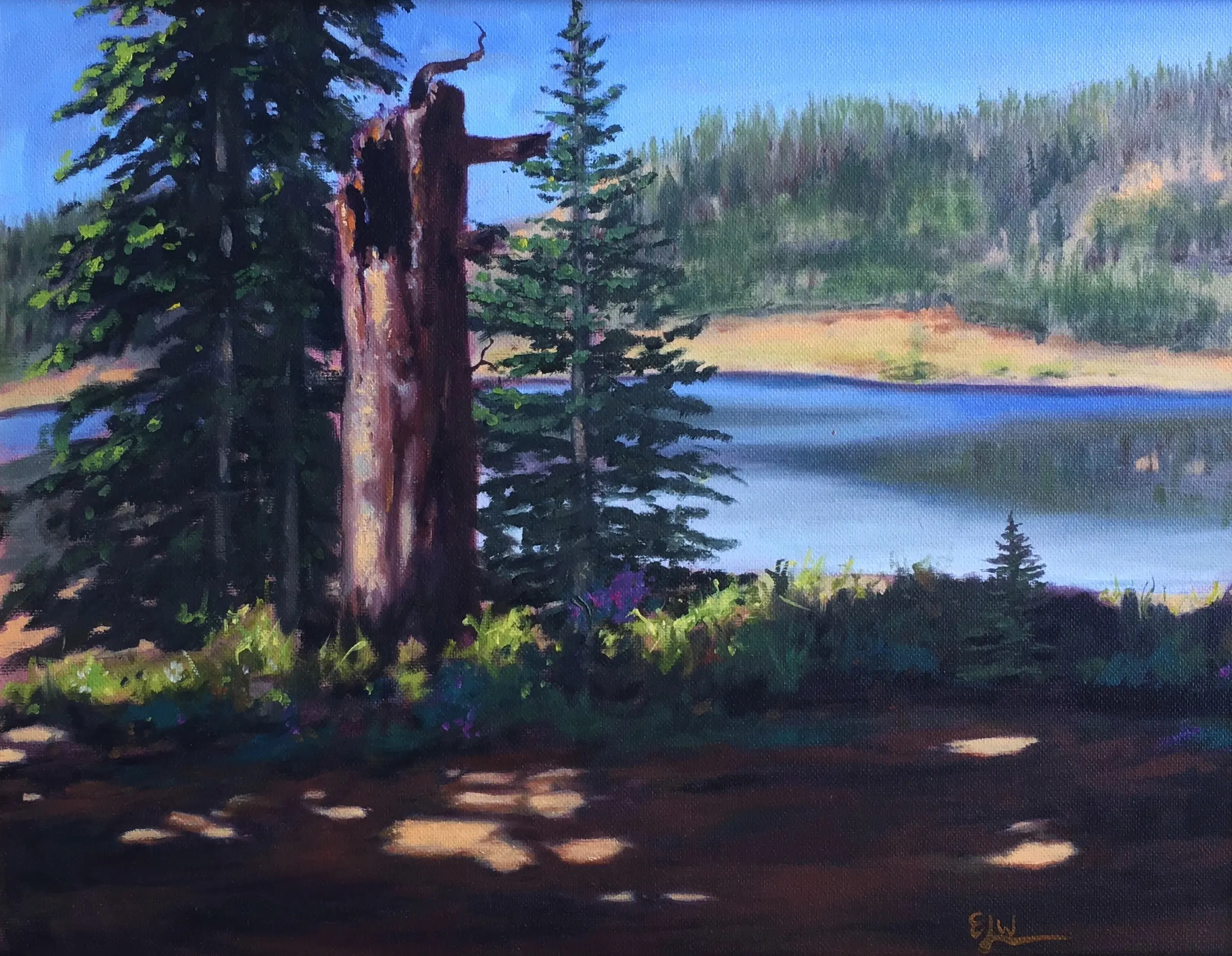 Original landscape painting by Evan LeGrande Wilson