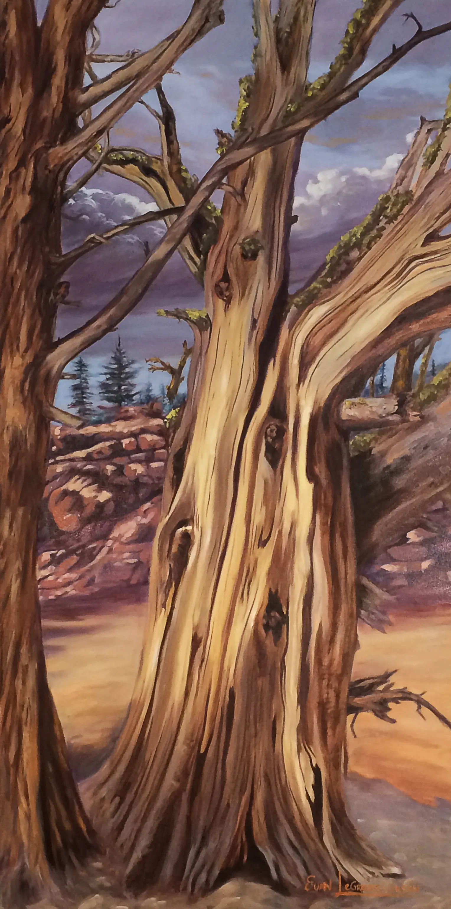 Original figurative painting by Evan LeGrande Wilson, available from the studio