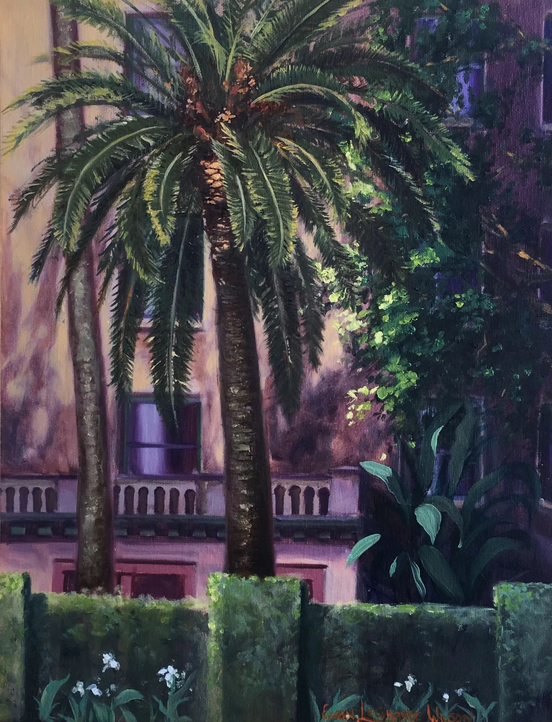 Original painting by Evan LeGrande Wilson from the studio collection